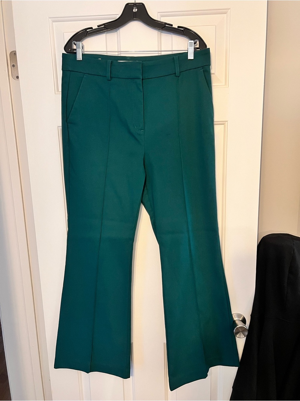 LOFT Teal Tailored Flare Pants